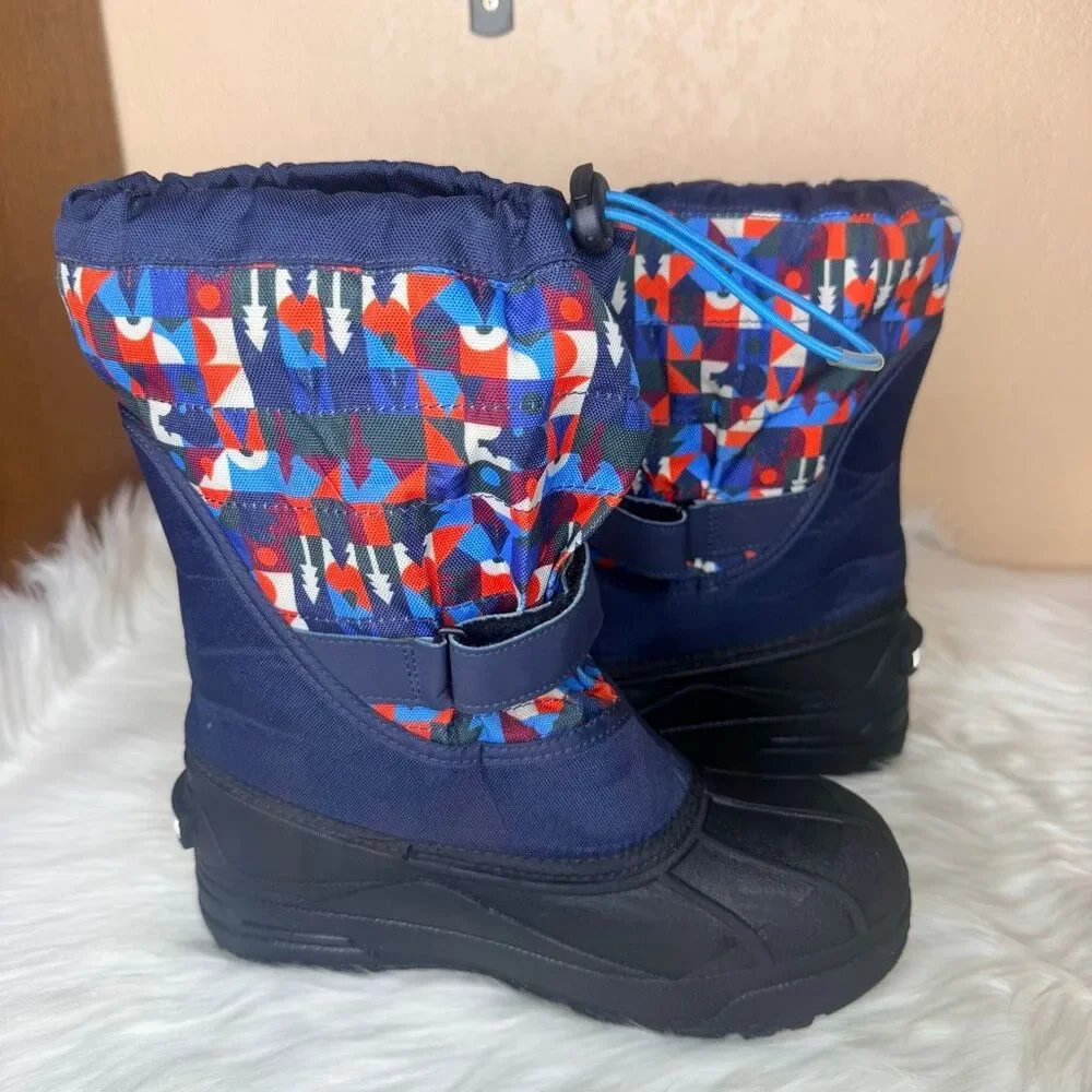 Columbia Powderbug Plus II Print Snow Boots Size 6